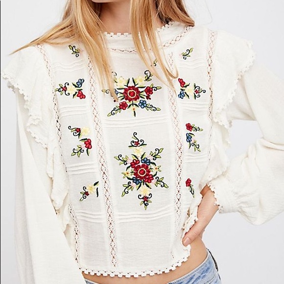 Free People Tops - Free People: The Amy Top in White